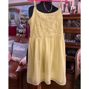 Lemon yellow dress